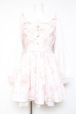 画像1: LIZ LISA / ジュエリー柄ワンピース 0 ピンク Y-26-01-24-092-LO-OP-SZ-ZY