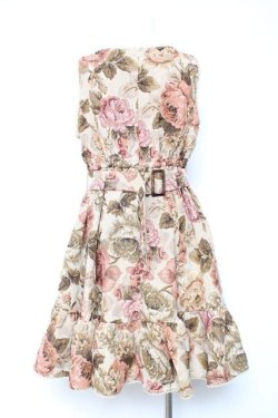 画像2: Kurumi Collaboration / TT*KRMゴブランジャンパースカート LL 中薄橙 Y-26-01-24-093-LO-OP-SZ-ZY