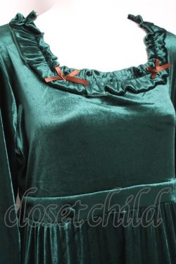 画像3: Virally / ベロアワンピース S グリーン Y-26-01-24-097-LO-OP-SZ-ZY