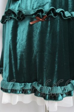 画像4: Virally / ベロアワンピース S グリーン Y-26-01-24-097-LO-OP-SZ-ZY