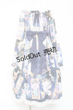 画像1: Royal Princess Alice / Twinkle Horoscope・ 飴ノ森ふみかコラボワンピース  ネイビー Y-26-01-24-100-LO-OP-SZ-ZY