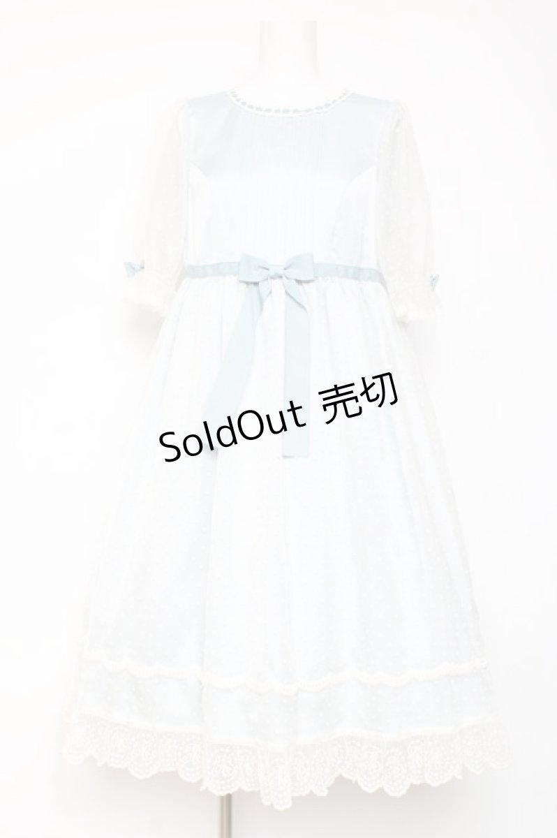 画像1: Melody BasKet / Snow Whiteドレス M サックス Y-26-01-24-101-LO-OP-SZ-ZI (1)