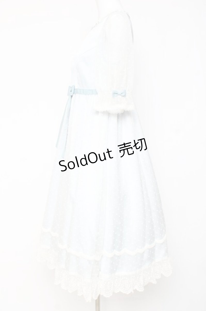 画像2: Melody BasKet / Snow Whiteドレス M サックス Y-26-01-24-101-LO-OP-SZ-ZI (2)