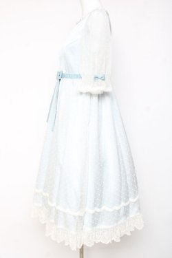 画像2: Melody BasKet / Snow Whiteドレス M サックス Y-26-01-24-101-LO-OP-SZ-ZY