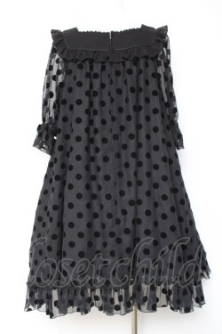画像2: Angelic Pretty / Charming Dotワンピース  黒 Y-26-01-24-104-AP-OP-SZ-ZY