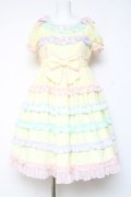 Angelic Pretty / しゃぼん玉ワンピース  イエロー Y-26-01-24-105-AP-OP-SZ-ZY