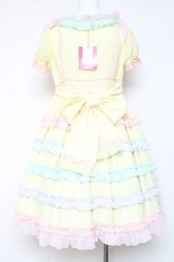 画像5: Angelic Pretty / しゃぼん玉ワンピース  イエロー Y-26-01-24-105-AP-OP-SZ-ZY