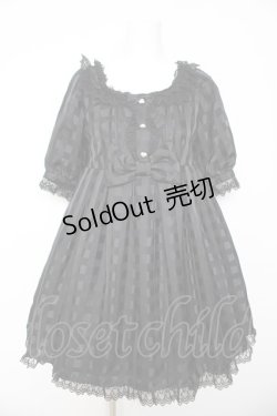 画像1: Angelic Pretty / スフレドールワンピース  黒 Y-26-01-24-106-AP-OP-SZ-ZY