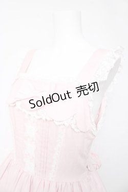 画像3: BABY, THE STARS SHINE BRIGHT / リボンスカラップジャンパースカート  ピンク Y-26-01-24-107-BA-OP-SZ-ZY