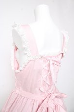 画像5: BABY, THE STARS SHINE BRIGHT / リボンスカラップジャンパースカート  ピンク Y-26-01-24-107-BA-OP-SZ-ZY (5)