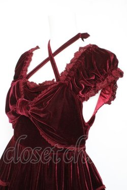 画像3: BABY, THE STARS SHINE BRIGHT / ベロアティアードジャンパースカート【2009】  ワイン Y-26-01-24-108-BA-OP-SZ-ZY