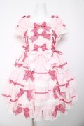 BABY, THE STARS SHINE BRIGHT / Flancesca Ribbonジャンパースカート  ピンク Y-26-01-24-110-BA-JA-SZ-ZY