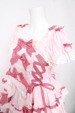 画像3: BABY, THE STARS SHINE BRIGHT / Flancesca Ribbonジャンパースカート  ピンク Y-26-01-24-110-BA-JA-SZ-ZY