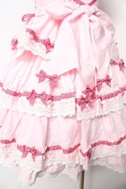 画像7: BABY, THE STARS SHINE BRIGHT / Flancesca Ribbonジャンパースカート  ピンク Y-26-01-24-110-BA-JA-SZ-ZY