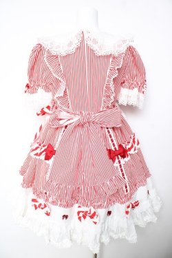 画像2: BABY, THE STARS SHINE BRIGHT / Patissiere Bonbon Ribbonワンピース  赤 Y-26-01-24-111-BA-OP-SZ-ZY