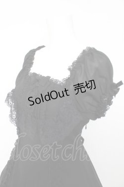 画像3: metamorphose / 半袖裾フリルワンピース  ブラック Y-26-01-24-113-ME-OP-SZ-ZY