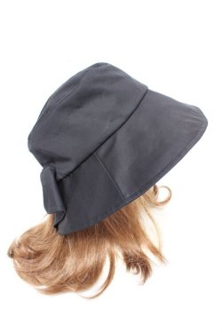 画像4: melume / makiコラボリボンバケットハット  黒 Y-26-01-24-025-LO-AC-SZ-ZY