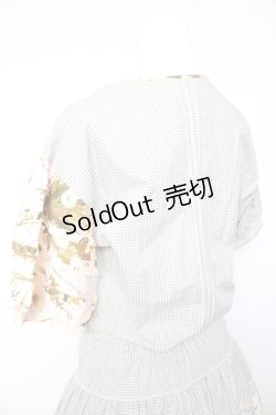 画像5: WONDERFUL WORLD / たんぽぽ柄パッチワークワンピース F 薄荷 Y-26-01-24-115-LO-OP-SZ-ZY