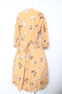 画像2: PINK HOUSE / 犬柄ワンピース F オレンジ Y-26-01-24-118-LO-OP-SZ-ZY