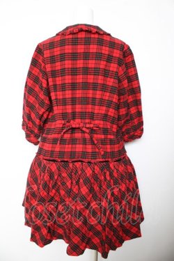 画像2: PINK HOUSE / ターランチェックワンピース F 赤 Y-26-01-24-119-LO-OP-SZ-ZY