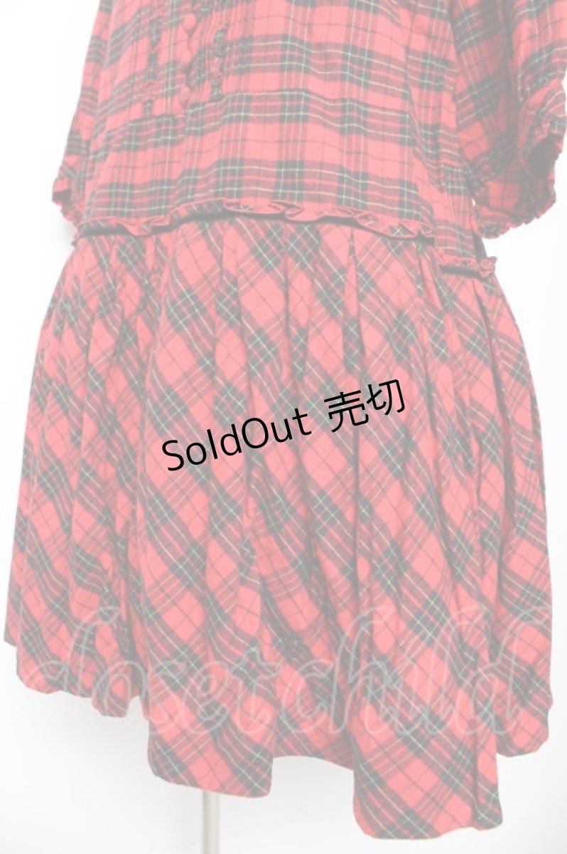 画像4: PINK HOUSE / ターランチェックワンピース F 赤 Y-26-01-24-119-LO-OP-SZ-ZT571 (4)
