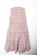 画像2: PINK HOUSE / オリジナルチェックノースリーブワンピース F レッド×サックス Y-26-01-24-121-LO-OP-SZ-ZY (2)