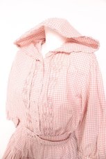 画像3: PINK HOUSE / ギンガムフードワンピース F ピンク Y-26-01-24-123-LO-OP-SZ-ZS (3)