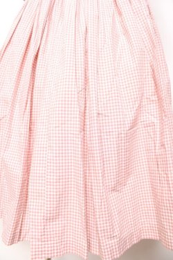 画像4: PINK HOUSE / ギンガムフードワンピース F ピンク Y-26-01-24-123-LO-OP-SZ-ZY
