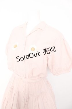 画像3: PINK HOUSE / ヒナギク刺繍ベルト付きワンピース F ピンク Y-26-01-24-124-LO-OP-SZ-ZY