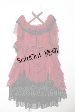 画像1: Vallee lys / Blessed Veil Dress  ワイン Y-26-01-24-133-GO-OP-SZ-ZY