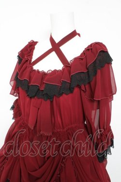 画像3: Vallee lys / Blessed Veil Dress  ワイン Y-26-01-24-133-GO-OP-SZ-ZY