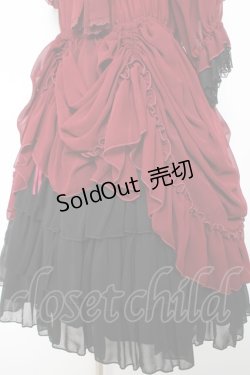 画像4: Vallee lys / Blessed Veil Dress  ワイン Y-26-01-24-133-GO-OP-SZ-ZY