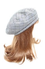 画像4: axes femme / チェックベレー  グレー Y-26-01-24-027-AX-AC-SZ-ZTK033 (4)