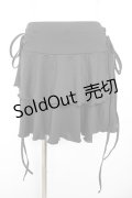 MARBLE / サイドギャザー2段フリルスカート M-L ブラック Y-26-01-24-148-GO-SK-SZ-ZY