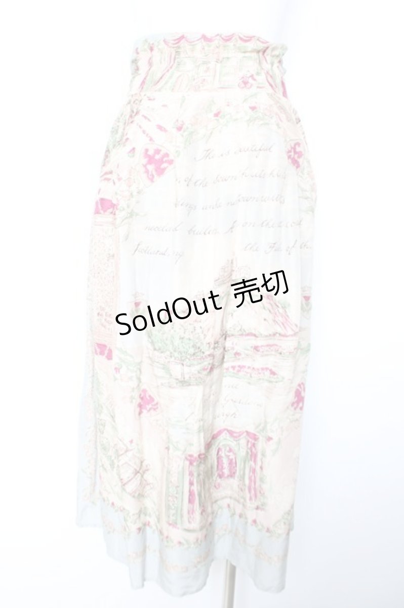 画像2: Jane Marple / Edinburgh souvenirsロングスカート M ミント Y-26-01-24-149-JM-SK-SZ-ZY (2)