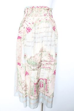 画像2: Jane Marple / Edinburgh souvenirsロングスカート M ミント Y-26-01-24-149-JM-SK-SZ-ZY