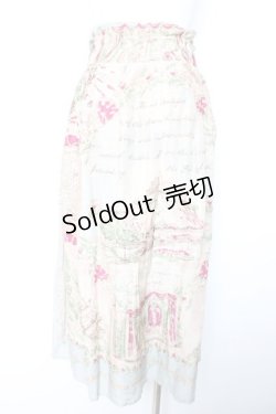 画像2: Jane Marple / Edinburgh souvenirsロングスカート M ミント Y-26-01-24-149-JM-SK-SZ-ZY