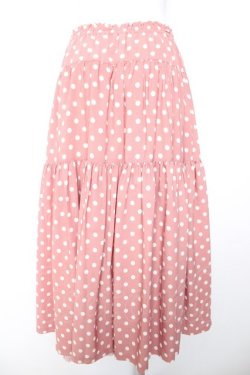 画像2: PINK HOUSE / 2021ハッピーセットドットスカート F ピンク Y-26-01-24-151-LO-SK-SZ-ZY