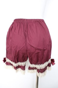 画像2: ALICE and the PIRATES / 夢か現か、記憶の中のPiste d'un cirque “Jumeaux”ドロワーズ  ワイン Y-26-01-24-152-PA-PA-SZ-ZY