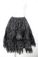 画像1: Wunderwelt / オリジナルふわふわロングパニエ F 黒 Y-26-01-24-153-EL-SK-SZ-ZY (1)