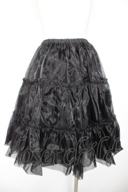 画像2: Wunderwelt / オリジナルふわふわロングパニエ F 黒 Y-26-01-24-153-EL-SK-SZ-ZY