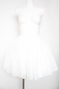 画像1: Snowdrop to Saint Maria / ワイヤーパニエ  白 Y-26-01-24-157-LO-SK-SZ-ZY