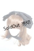 ALICE and the PIRATES / Dolly Ribbonヘッドドレス  ブラック×ブラック Y-26-01-24-030-PA-AC-SZ-ZY