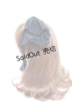 画像2: ALICE and the PIRATES / Dolly Ribbonヘッドドレス  ブラック×ブラック Y-26-01-24-030-PA-AC-SZ-ZY