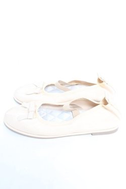 画像2: m petit by misako / AMリボンバレエシューズ L 淡薄橙 Y-26-01-24-034-LO-SH-SZ-ZY