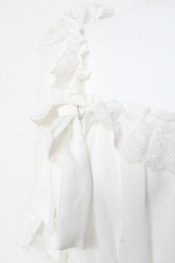 画像5: ATELIER PIERROT / Twinkle Ribbons Blouse  ホワイト Y-26-01-24-036-EL-BL-SZ-ZY