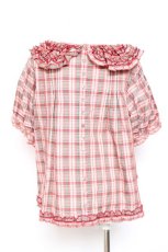 画像3: PINK HOUSE / タータンチェックブラウス F ピンク Y-26-01-24-037-LO-BL-SZ-ZS (3)