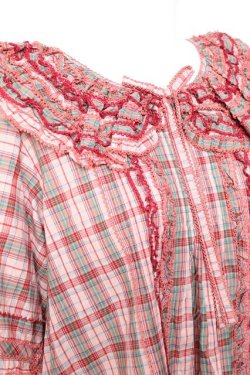 画像5: PINK HOUSE / タータンチェックブラウス F ピンク Y-26-01-24-037-LO-BL-SZ-ZY