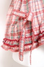画像7: PINK HOUSE / タータンチェックブラウス F ピンク Y-26-01-24-037-LO-BL-SZ-ZS (7)