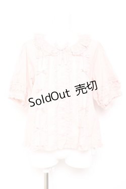 画像1: PINK HOUSE / ローンフリルブラウス F ピンク Y-26-01-24-038-LO-BL-SZ-ZY